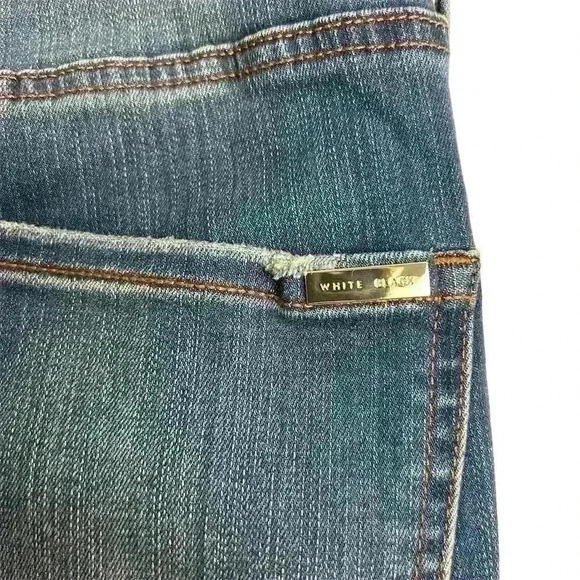 White House Black Market Women's High-Rise Skinny Jeans Size 8 Blue NWT - Picture 6 of 15